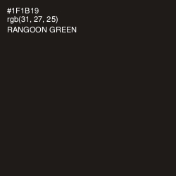 #1F1B19 - Rangoon Green Color Image